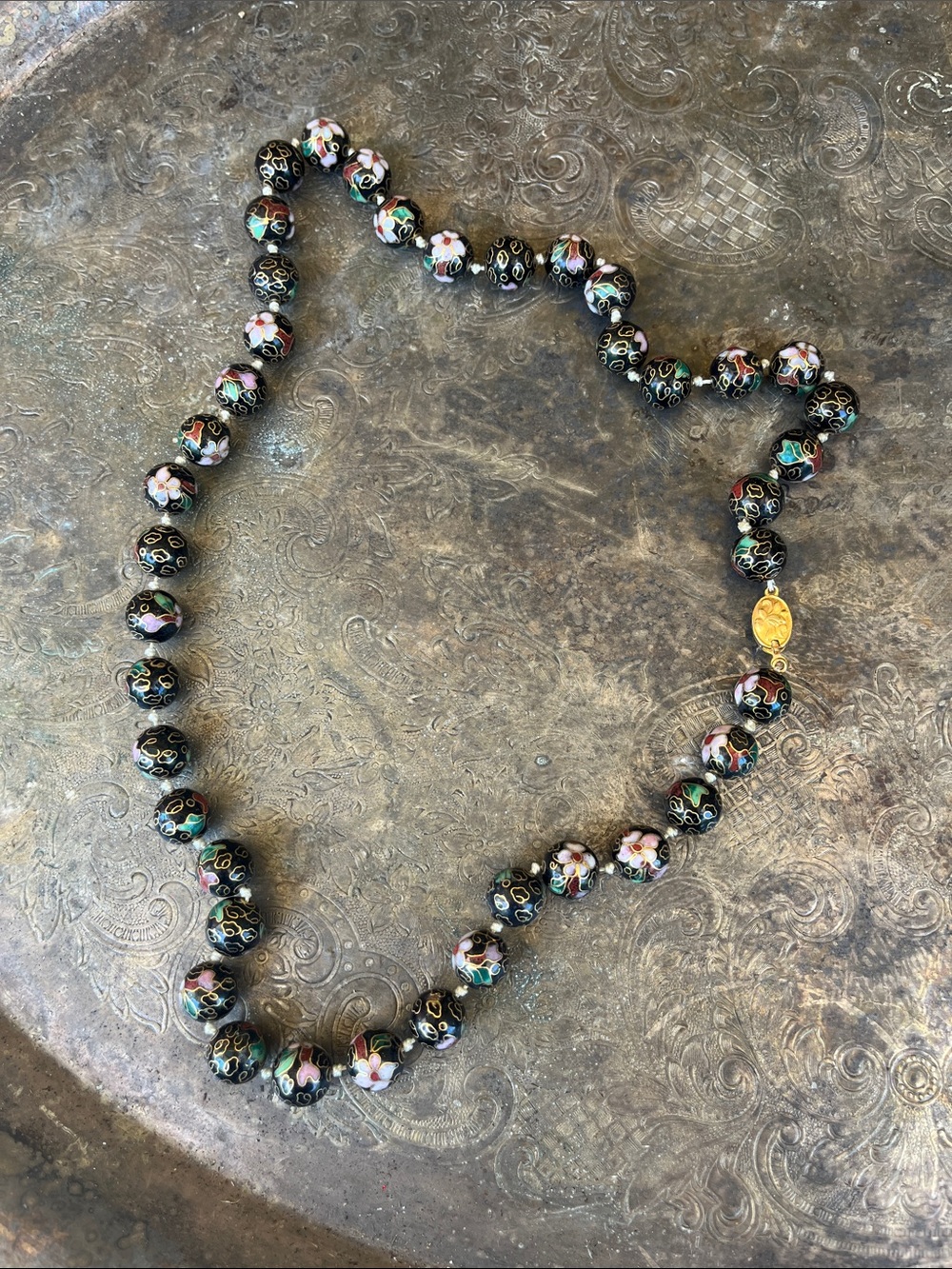 Chinese Cloisonné beads